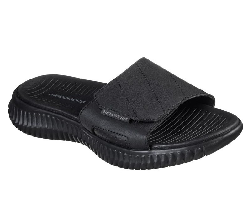 Skechers Herr Svarta Badtofflor - Elite Flex - Trevera - Sverige (VWOBI-5143)
